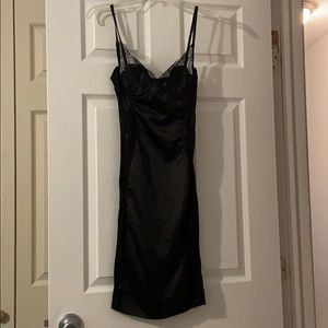 Oh Polly black lace dress